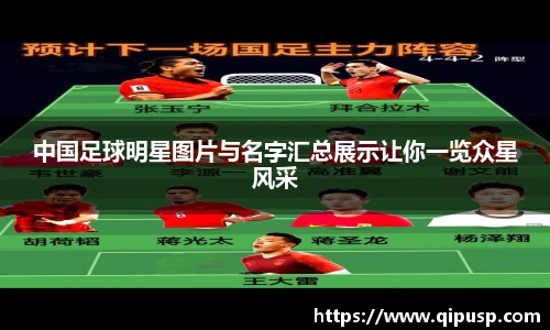 中国足球明星图片与名字汇总展示让你一览众星风采